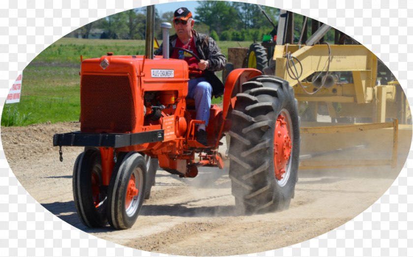 Tractor Pulling Ox Tire Car PNG