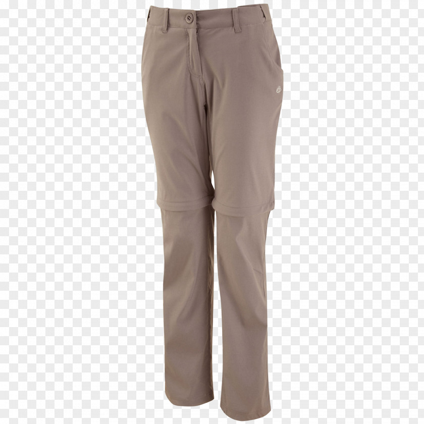 Beige Trousers Craghoppers Pants Boot Clothing Zipp-Off-Hose PNG