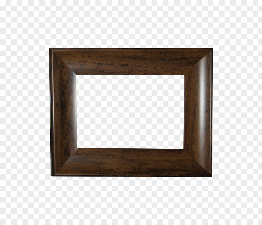 Brown Wood Frame Creative Picture PNG