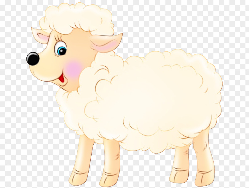 Cartoon Sheep Animal Figure Livestock PNG
