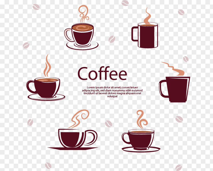 Coffee Vector Material Cup Espresso Cafe Iced PNG