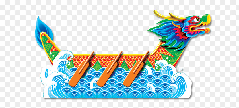 Color Dragon Boat Festival Bateau-dragon Cartoon PNG