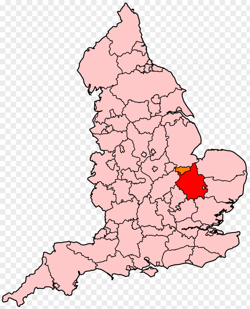 England Ceremonial Counties Of The United Kingdom Angleška Grofija Blank Map PNG