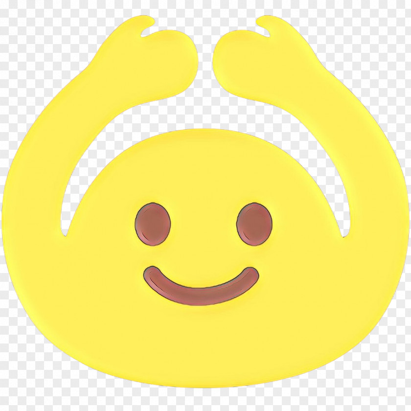 Gesture Happy Smiley Face Background PNG