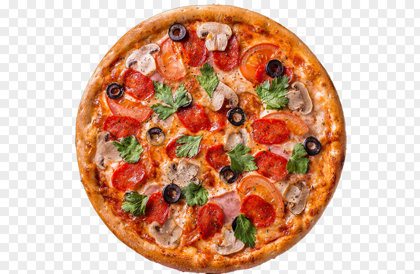 Pizza Delivery Bacon Italian Cuisine Restaurant PNG