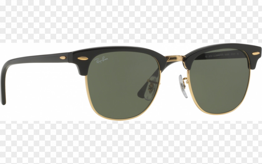 Ray Ban Ray-Ban Clubmaster Classic Sunglasses Oversized PNG