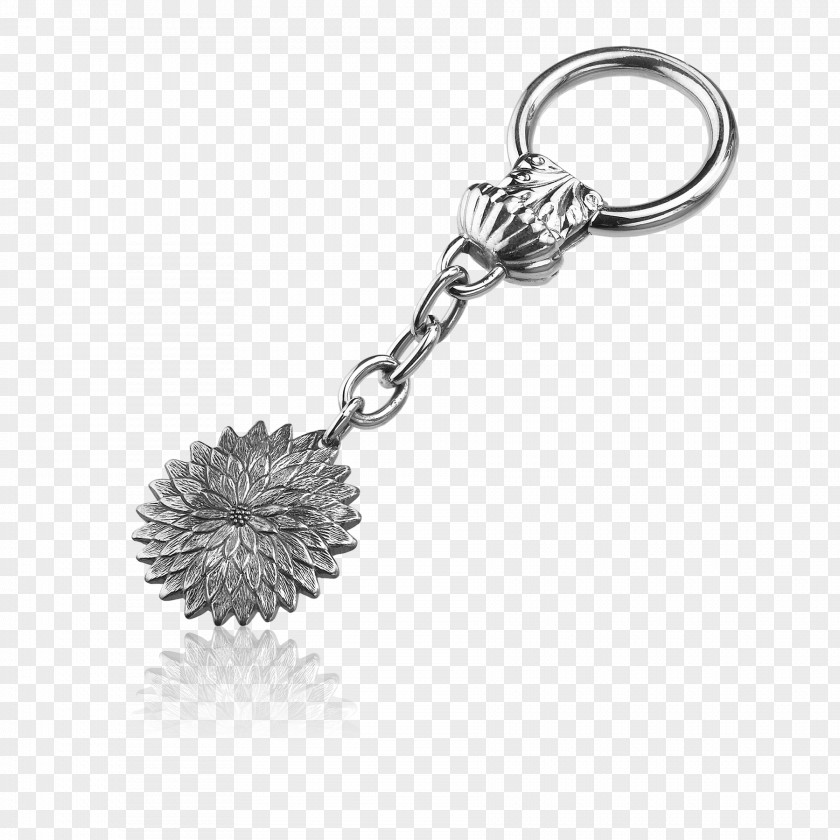Anemone Silver Key Chains Buccellati Jewellery Clothing Accessories PNG