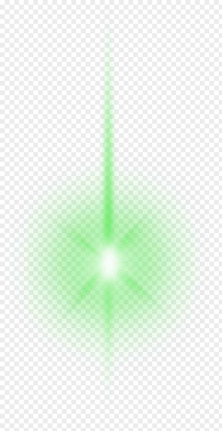 Green Light Lens Flare PNG