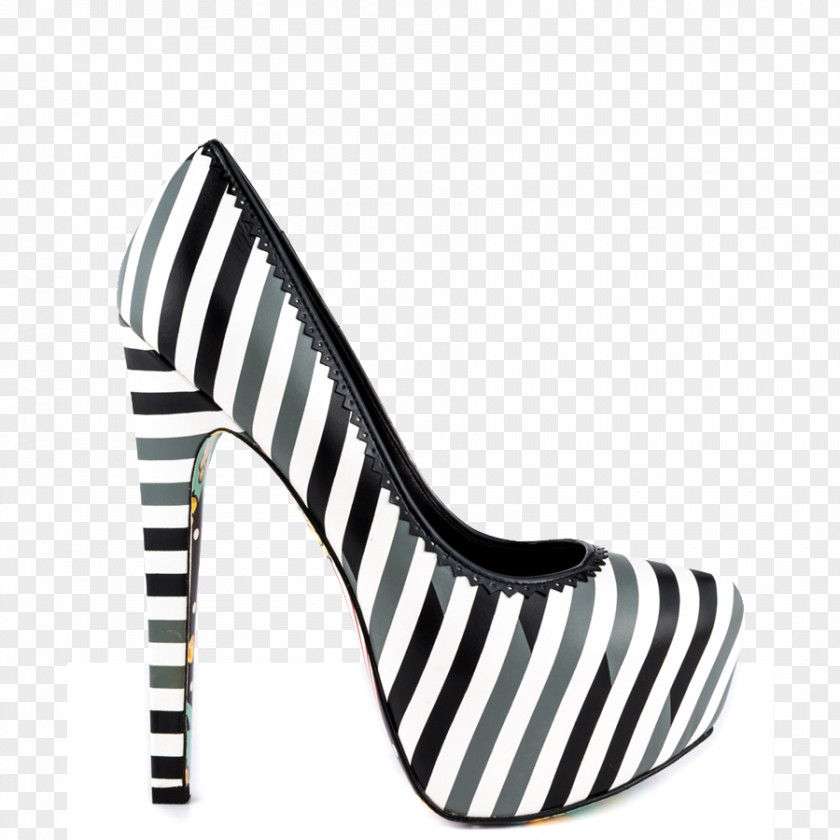 Pump Shoes For Women With Bunions Black And White High-heeled Shoe Stiletto Heel PNG