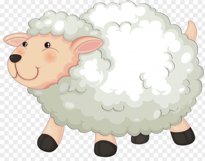Sheep Cattle Doodle PNG