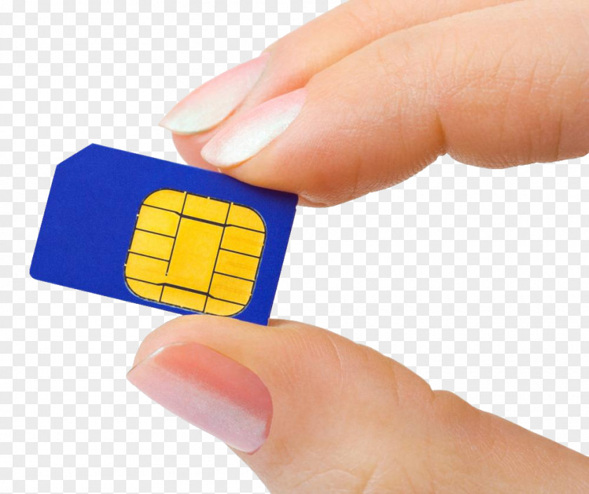 Sim Card In Hand Image Subscriber Identity Module Prepay Mobile Phone SMS 3G PNG
