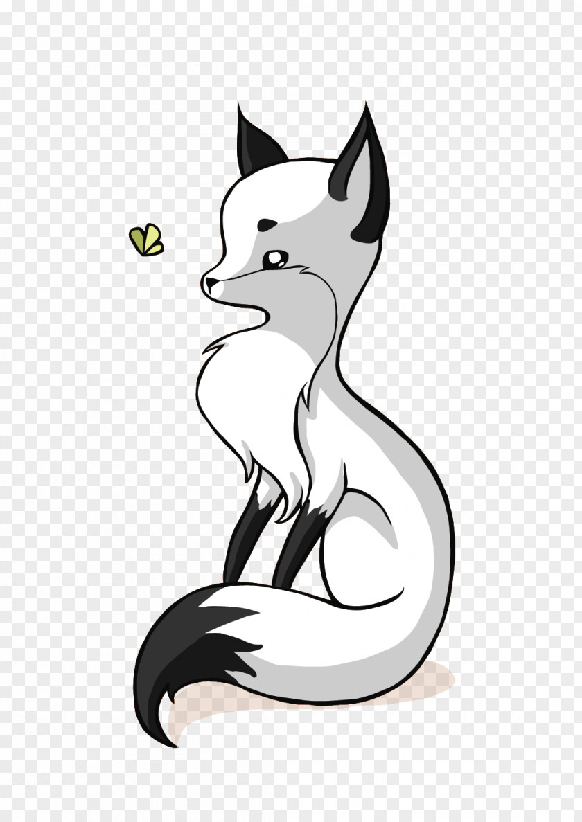 Vector Cartoon Fox Wall Decal Sticker PNG