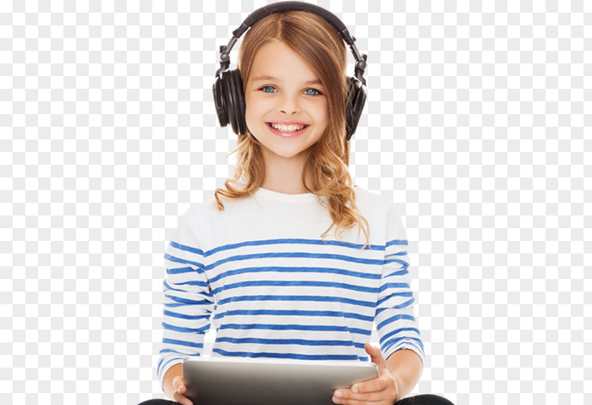Wearing A Headset Child Stock Photography Light PNG