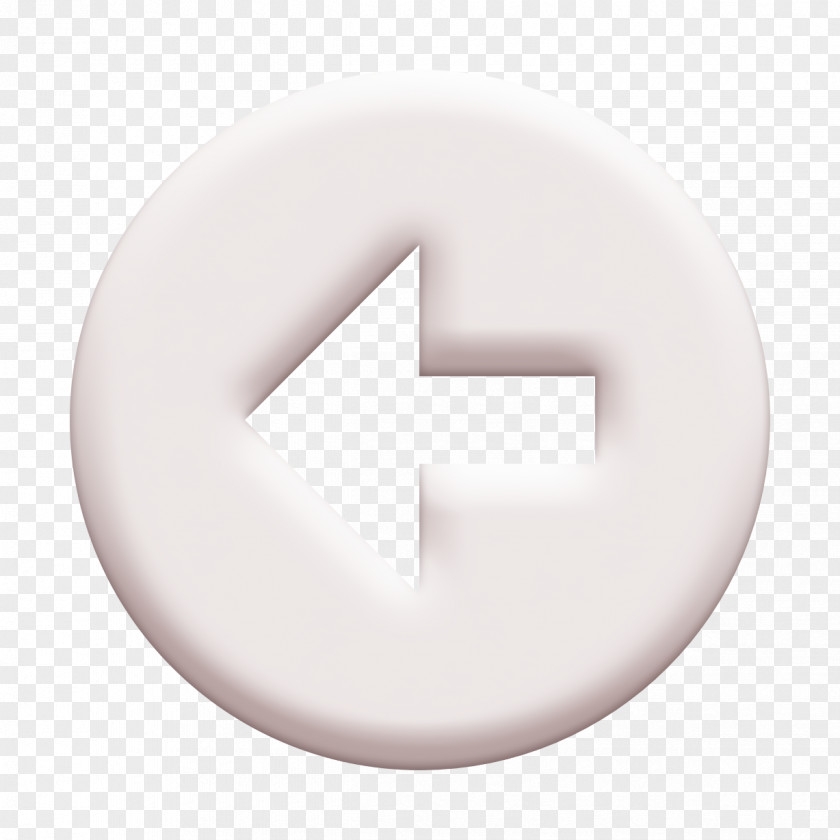 Blackandwhite Symbol Arrow Icon Left PNG