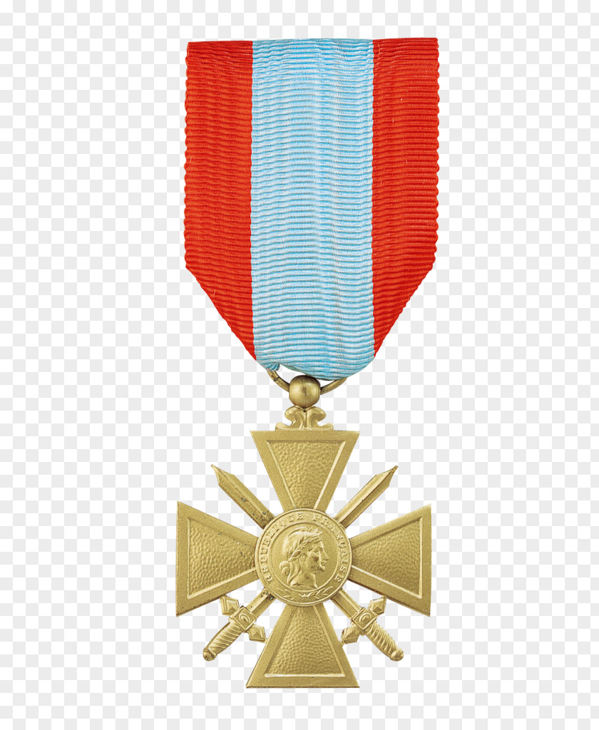 France World War I Croix De Guerre Medal PNG