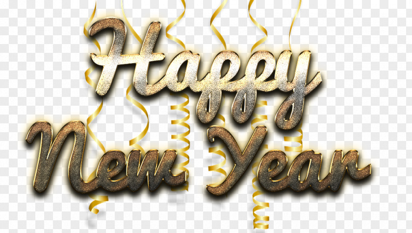 Happy New Year Words Clip Art Image Transparency PNG