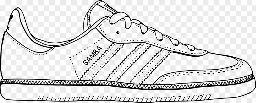 Nike Sneakers Line Art Drawing Shoe PNG