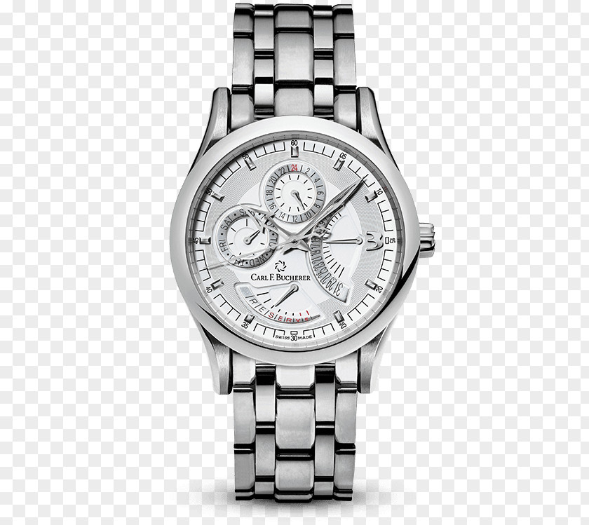 Up Carl Automatic Watch F. Bucherer Brand Clock PNG