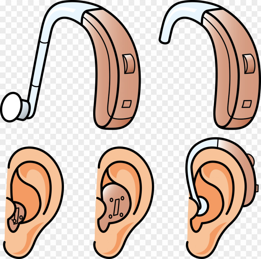 Vector Ear And Hearing Aids Aid Loss PNG