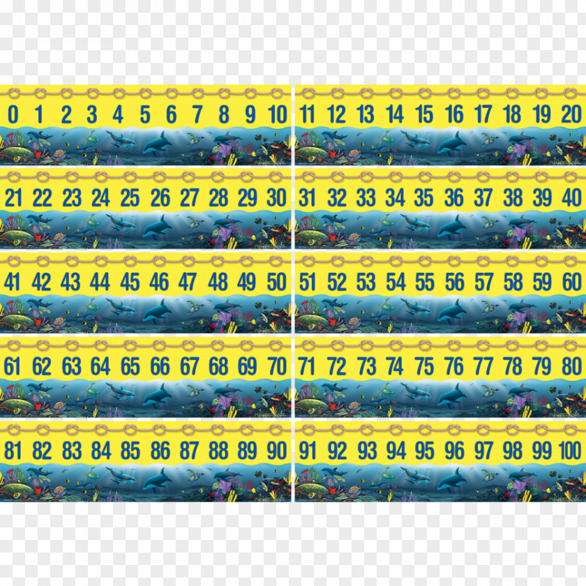 100 Number Line Set Arbel PNG