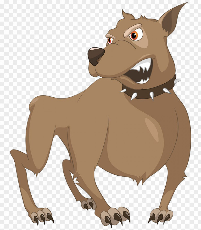 A Ferocious Dog Cartoon Royalty-free Illustration PNG