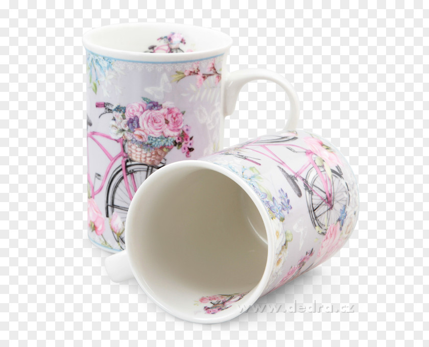 Bicycle Flower Coffee Cup Length Edison Screw Porcelain Material PNG