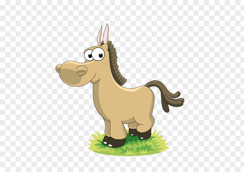 Cartoon Horse Clydesdale Foal Pony Clip Art PNG