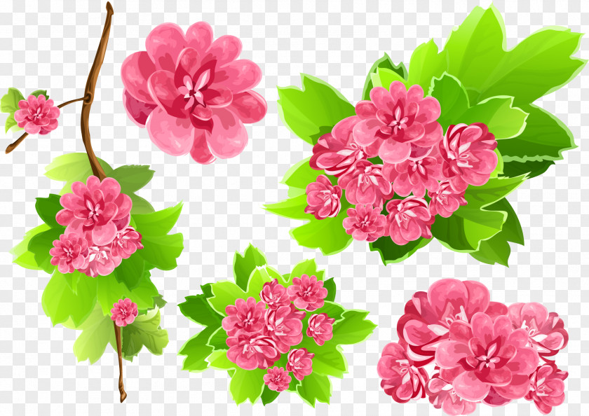 Flower Vector Pink Flowers Clip Art PNG