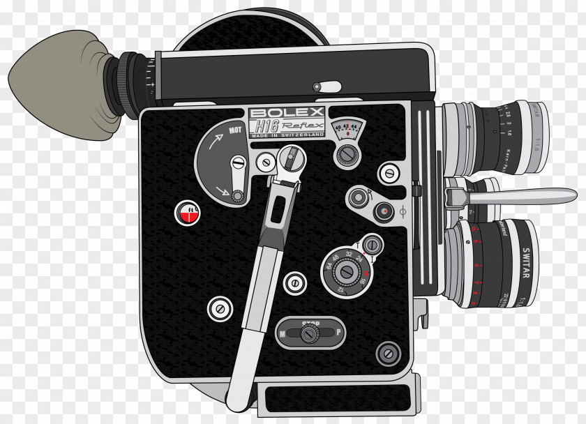 Polaroid Digital Bolex Photographic Film 16 Mm Movie Camera PNG