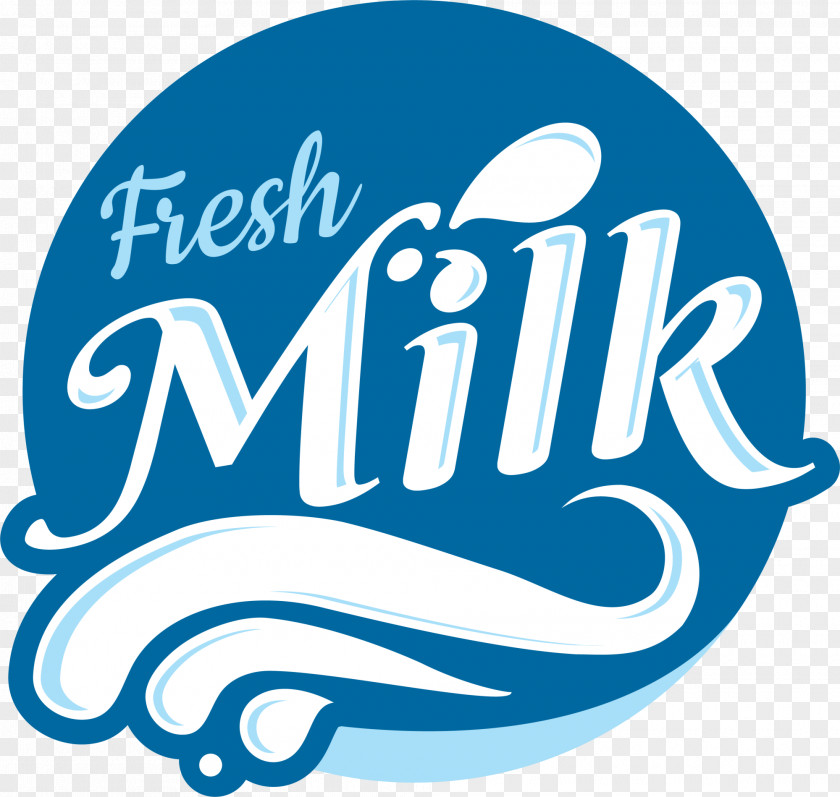 Blue Milk Tags Logo Cattle PNG