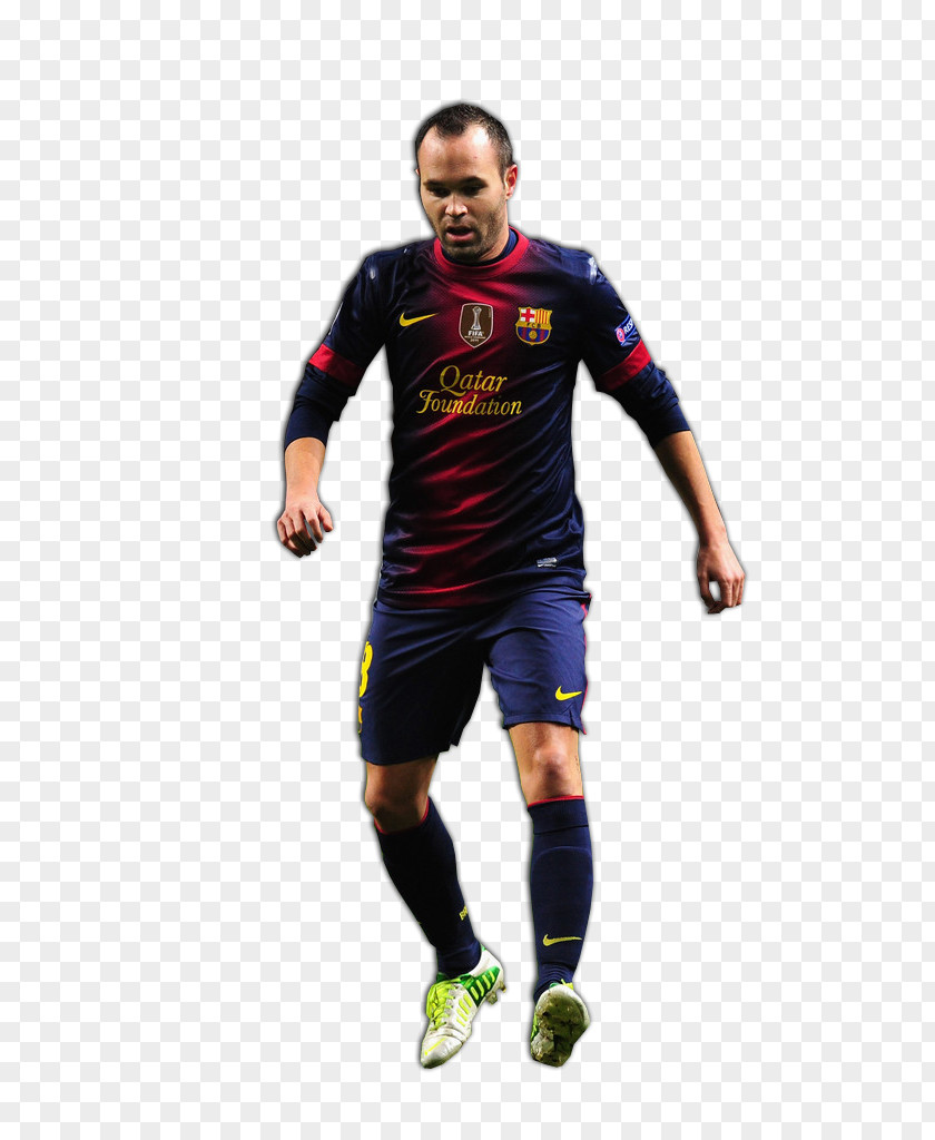 Fc Barcelona FC Jersey Football Player T-shirt PNG