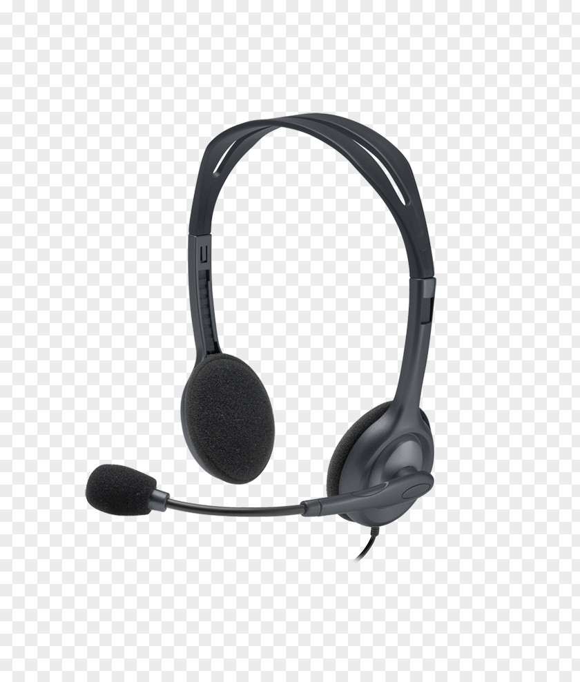 Microphone Logitech H111 Headphones Headset PNG