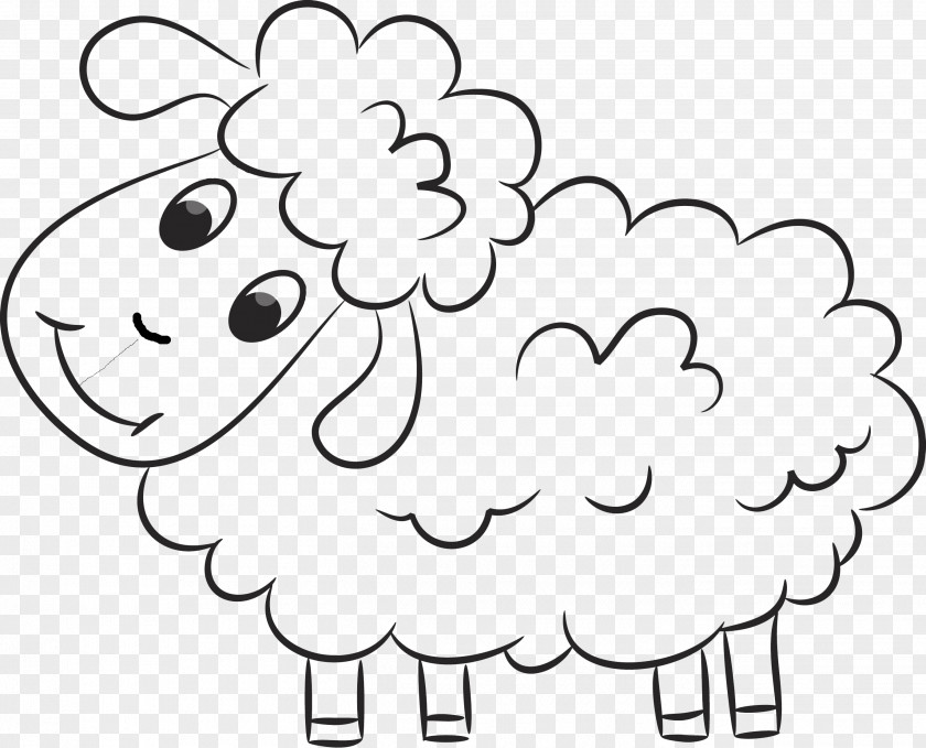 Sheep's Vector Sheep Cartoon PNG