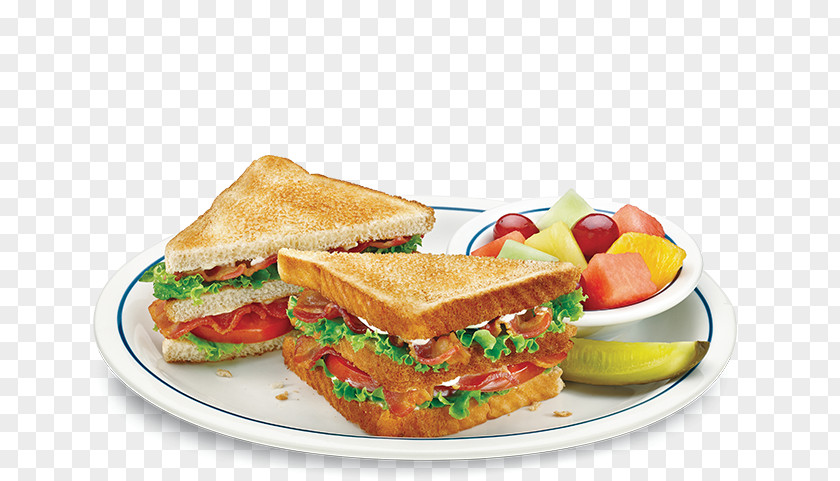 Toast Breakfast Sandwich Club Bacon BLT PNG