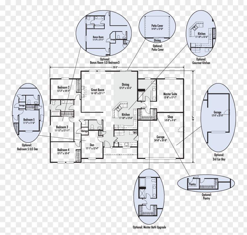 House Floor Plan Building Custom Home PNG