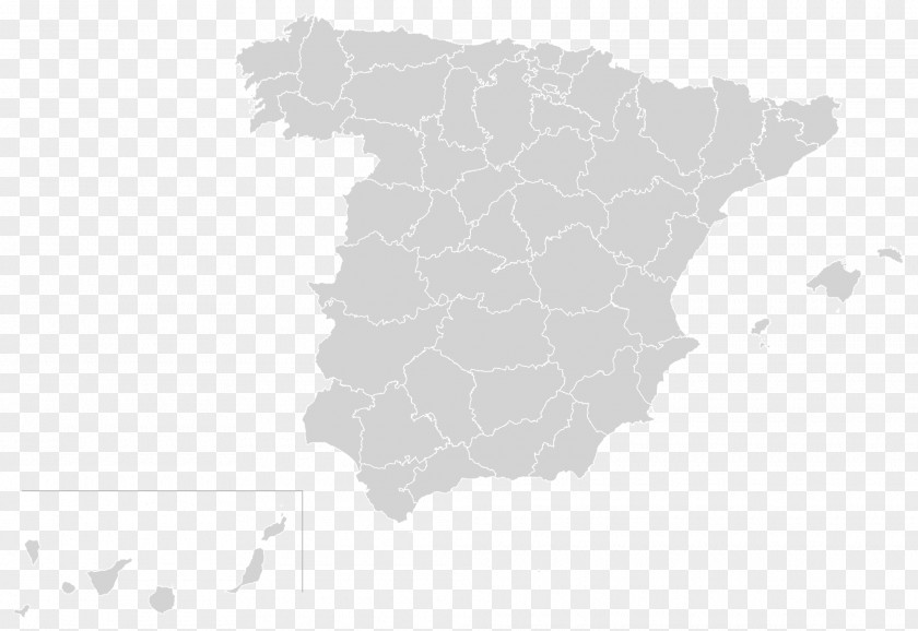Map Provinces Of Spain Blank Wikimedia Commons PNG