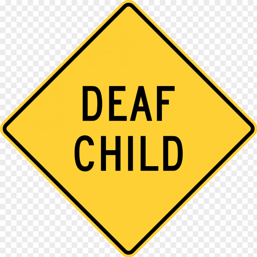 Tip Warning Sign Traffic Child Deaf Culture PNG