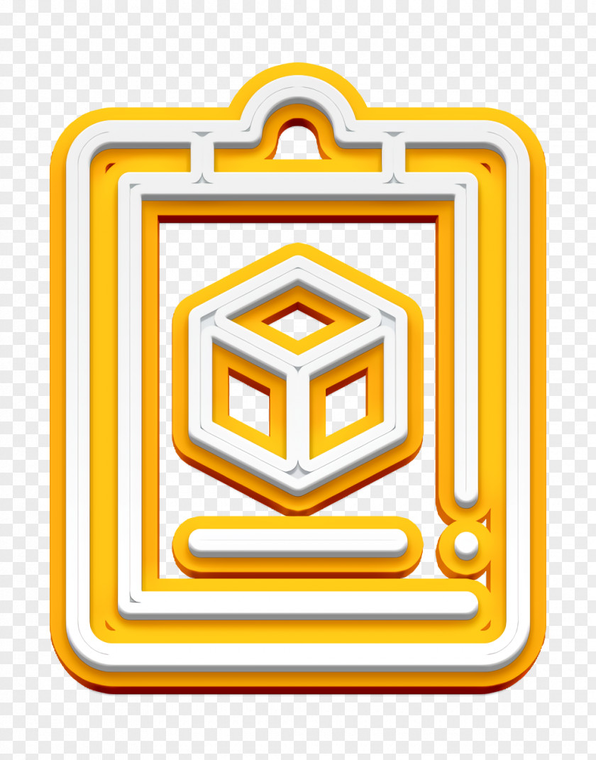 3D Printing Icon Clipboard Report PNG