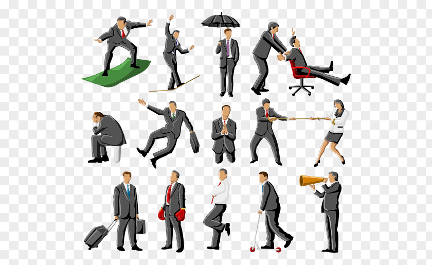 Business Man Businessperson Royalty-free Illustration PNG