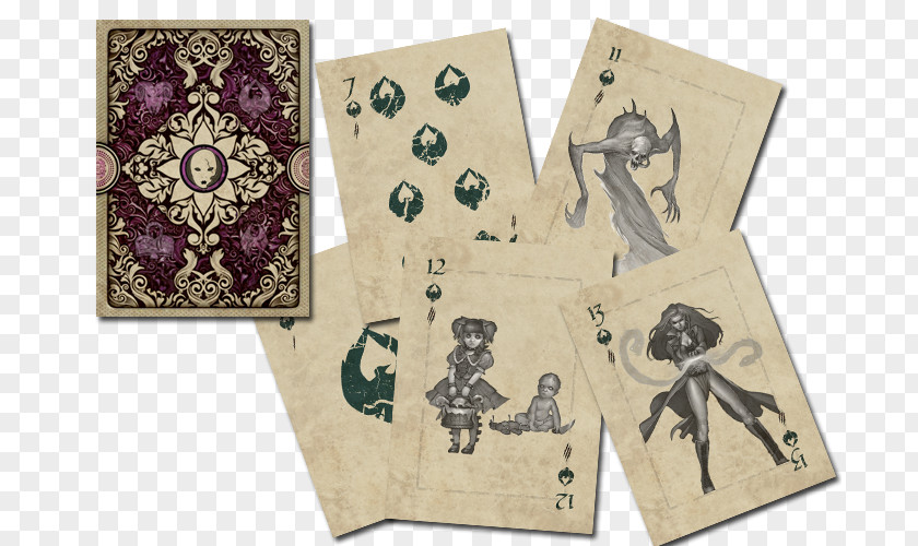 Corbeau Paper Playing Card Game PNG