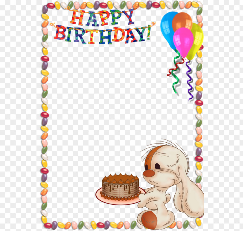 Free Birthday Frames Happy To You Picture Clip Art PNG