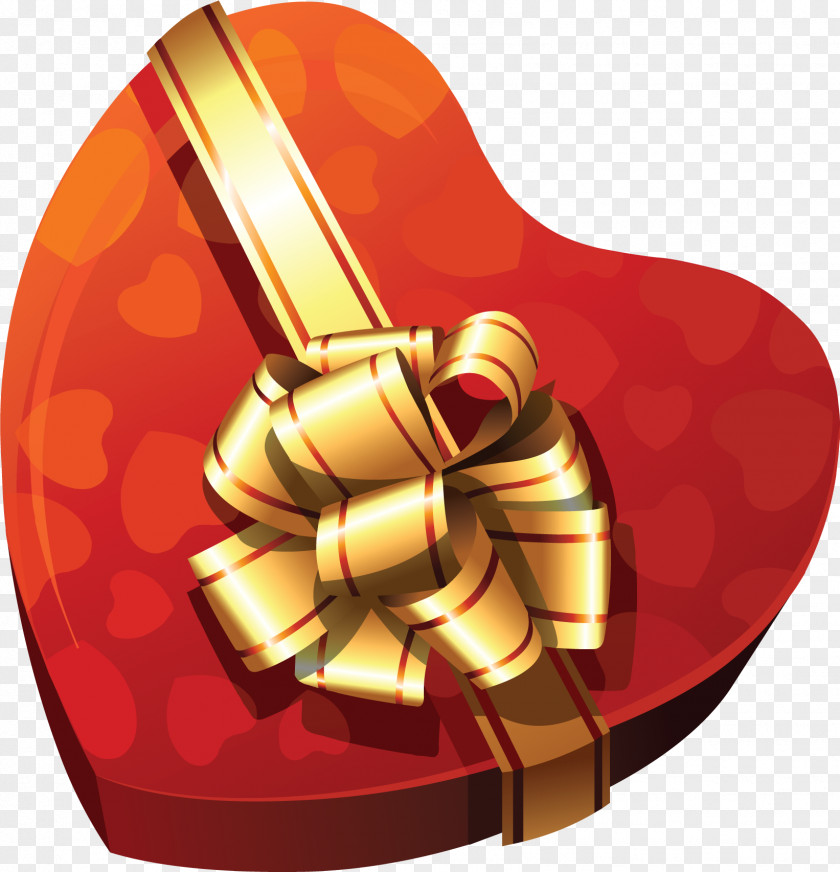 Large Heart Gift Box Clipart Chocolate Clip Art PNG