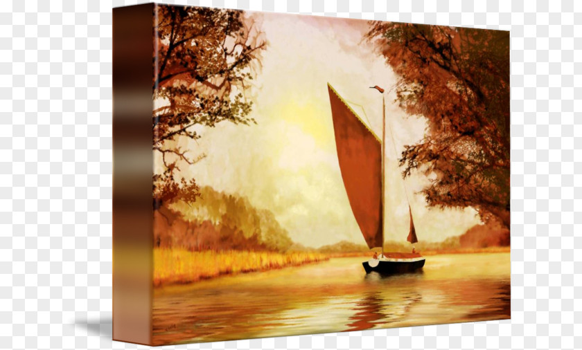 Painting Albion Picture Frames Norfolk Wherry Wood PNG
