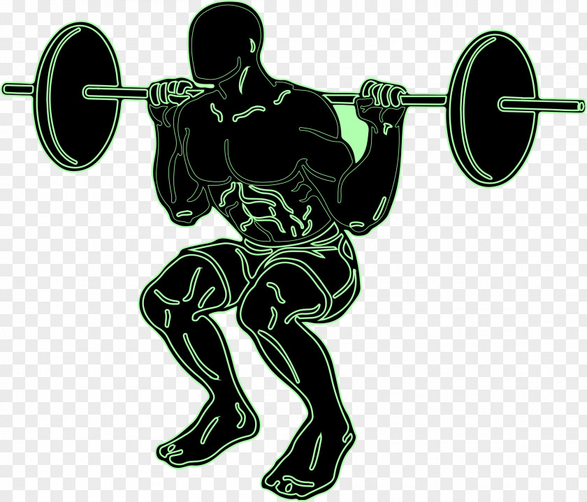 Squats Cliparts Olympic Weightlifting Squat Weight Training Clip Art PNG