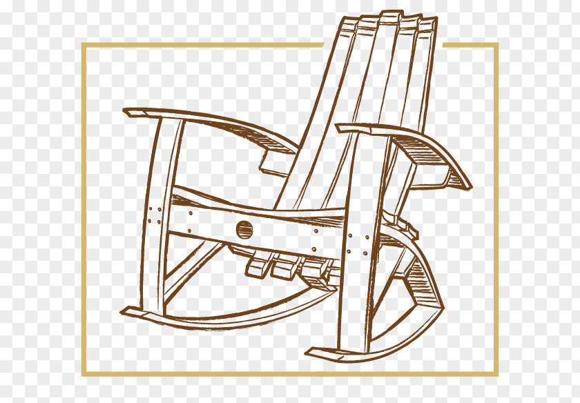 Table Chair Line Art PNG