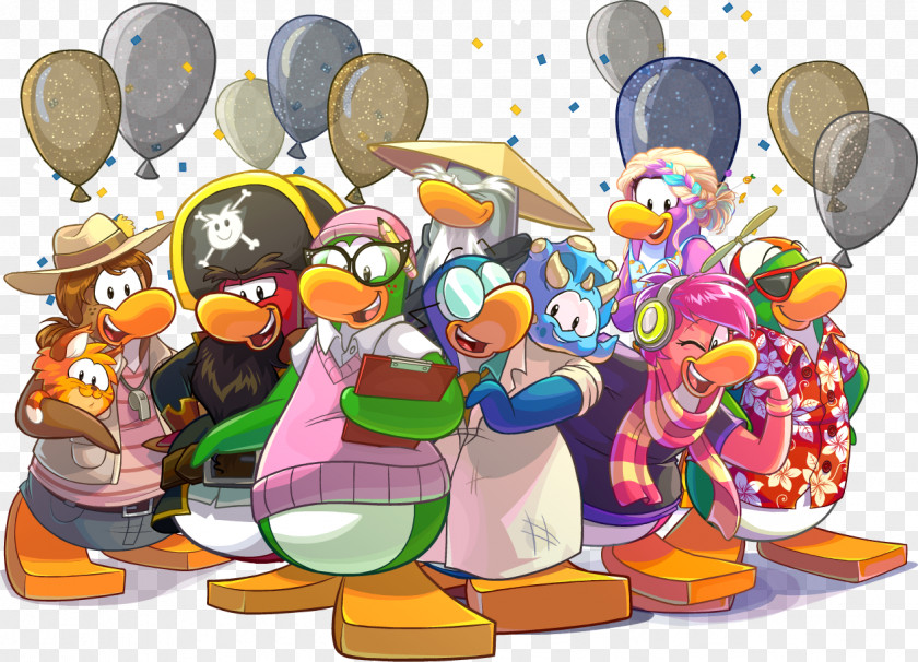 Youtube Club Penguin YouTube Blog Party PNG