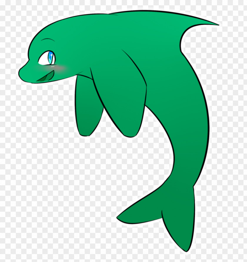 Dolphin Common Bottlenose Tucuxi Green Fauna Clip Art PNG
