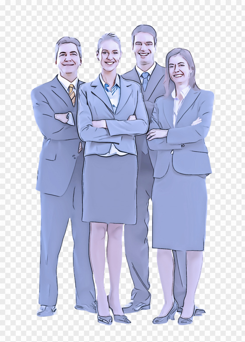 Employment Whitecollar Worker Uniform Standing Team White-collar PNG