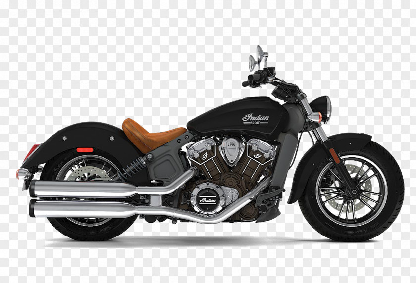 Motorcycle Indian Scout Greensboro Bobber PNG