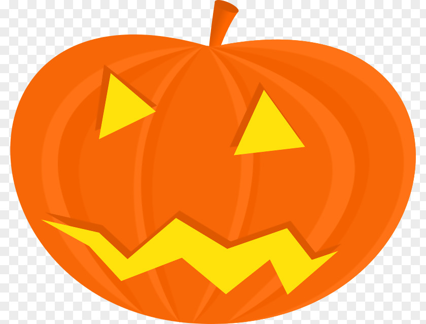Pumpkin Lantern Halloween Clip Art PNG